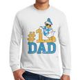Disney Donald Duck Number One Dad Sunglasses Father's Day Men Long Sleeve T-Shirt Disney Donald Duck Number One Dad Sunglasses Father's Day Men Long Sleeve T-Shirt