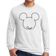 Disney Mickey And Friends Dad Mickey Art Line Pocket Logo Men Long Sleeve T-Shirt Disney Mickey And Friends Dad Mickey Art Line Pocket Logo Men Long Sleeve T-Shirt