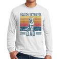 Dog Golden Dad Vintage Golden Retriever Dad Small Men Long Sleeve T-Shirt