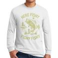 Men Here-Fishy Bass Fish Dad Fishing From Daughter Son Men Long Sleeve T-Shirt Men Here-Fishy Bass Fish Dad Fishing From Daughter Son Men Long Sleeve T-Shirt
