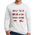 Toddler Boy Types Of FireTruck Firefighter Baby Dad Fireman Men Long Sleeve T-Shirt Toddler Boy Types Of FireTruck Firefighter Baby Dad Fireman Men Long Sleeve T-Shirt