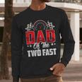 2 Year Old Racing Car Two Fast Birthday 2nd Family Dad Men Long Sleeve T-Shirt