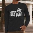 Aba Bear For Jewish Dad With Four Kids On Father's Day Men Long Sleeve T-Shirt Aba Bear For Jewish Dad With Four Kids On Father's Day Men Long Sleeve T-Shirt