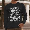 Adoptive Mom Adoption Dad And Adoption Day Foster Care Men Long Sleeve T-Shirt
