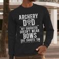 Archery Dad Dad Of An Archer Father Men Long Sleeve T-Shirt