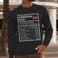 Armenian Dad Nutrition Facts National Pride For Dad Men Long Sleeve T-Shirt Armenian Dad Nutrition Facts National Pride For Dad Men Long Sleeve T-Shirt
