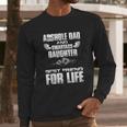 Asshole Dad And Smartass Daughter Best Friend For Life Shirt Men Long Sleeve T-Shirt
