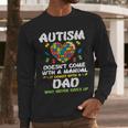 Autism Doesnt Come With Manual Dad Puzzle Awareness Men Men Long Sleeve T-Shirt