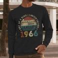 Awesome Since January 1966 60 Year Old 60th Birthday Men Dad Men Long Sleeve T-Shirt