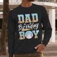 Baseball Ice Cream Drip Dad Of The Birthday Boy Baseball Men Long Sleeve T-Shirt