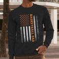 Basketball Dad USA US Flag Basketball Men Men Long Sleeve T-Shirt