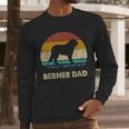 Berner Dad For Men Bernese Mountain Dog Vintage Dad Men Long Sleeve T-Shirt