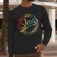 Best Dad In The World Father's Day Vintage Dad Men Long Sleeve T-Shirt