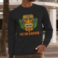 The Big Kahuna Hawaiian Tiki Dad Boss T-Shirt Men Long Sleeve T-Shirt