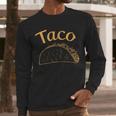 Burrito Taco Taquito Dad Mom Child Baby Matching Family Men Long Sleeve T-Shirt