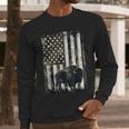 Camo USA Flag Bison Camouflage Hunting Wildlife Hunter Dad Men Long Sleeve T-Shirt Camo USA Flag Bison Camouflage Hunting Wildlife Hunter Dad Men Long Sleeve T-Shirt