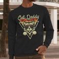 Cat Daddy Retro Sunglasses Cat Fur Dad Papa Vintage Cat Dad Men Long Sleeve T-Shirt