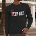 Cheer Dad Beer Dad Cheerleading Father Father's Day Men Long Sleeve T-Shirt
