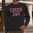 Cheer Dad Vintage Retro Cheerleading Pink Men Long Sleeve T-Shirt