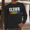 Clown Security Halloween Dad Mom Costume Men Long Sleeve T-Shirt