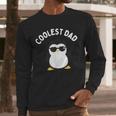 The Coolest Dad Cool Penguin By Dangerous Dad Men Long Sleeve T-Shirt