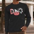 Cow Mom Or Dad Birthday Farm Birthday Party Men Long Sleeve T-Shirt