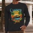 Cruising With My Son Mom Dad Cruise Vacation Matching Men Long Sleeve T-Shirt