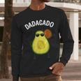 Cute Avocado For Dad Men Fruit Avocado Pear Lovers Men Long Sleeve T-Shirt