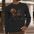 Dachshund Shirt Doxie Mom Dad Love Wiener Dog Puppy Cute Tee Men Long Sleeve T-Shirt