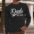 Dad 2026 Father Since 2026 Retro Dad Est 2026 Men Long Sleeve T-Shirt