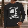 Dad Of 3 Cool Daddy Of Three Fathers Day Dad Of Three Men Long Sleeve T-Shirt
