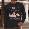 Dad 5th Birthday Her Royal Fiveness Princess Matching Men Long Sleeve T-Shirt
