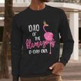 Dad Of B-Day Girl Flamazing Pink Flamingo Birthday Party Men Long Sleeve T-Shirt Dad Of B-Day Girl Flamazing Pink Flamingo Birthday Party Men Long Sleeve T-Shirt