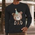 Dad Bear 1st Birthday Beary First Birthday Matching Family Men Long Sleeve T-Shirt