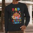 Dad Of The Birthday For Boy Circus Carnival Theme Party Men Long Sleeve T-Shirt