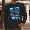 Dad Of The Birthday Boy Cool Gamer Video Game Birthday Men Long Sleeve T-Shirt