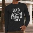 Dad Of The Birthday Boy Dirt Bike B-Day Party Men Long Sleeve T-Shirt