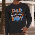 Dad Of The Birthday Boy Matching Family Blippy Men Long Sleeve T-Shirt