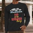 Dad Birthday Boy Train I'm 2 Two Yr Old Chugga Engine Men Long Sleeve T-Shirt