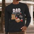 Dad Birthday Crew Pizza Theme Birthday Pizza Lover Party Men Long Sleeve T-Shirt