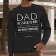 Dad Blessed Is The Man Jeremiah 17 Men Long Sleeve T-Shirt