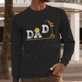 Dad Construction Excavator Family Matching Bday Party Men Long Sleeve T-Shirt