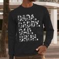 Dad Dada Daddy Bruh Papa Cow Daddy Love Cows Dad Cow Print Men Long Sleeve T-Shirt