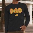Dad Daddy Matching Birthday Squad Crew Pizza Family Men Long Sleeve T-Shirt