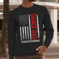 Dad Dance She Get It From Me Proud Dancer Dad USA Flag Men Men Long Sleeve T-Shirt