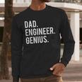 Dad Engineer Genius Cute Engineering Father Men Long Sleeve T-Shirt