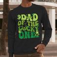 Dad Of The Lucky One Saint Patrick's Day Children Birthday Men Long Sleeve T-Shirt