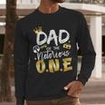 Dad Of The Notorious One Old School 1st Hip Hop Birthday Men Long Sleeve T-Shirt