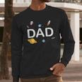 Dad Outer Space Birthday Party Family Boys Girls Men Long Sleeve T-Shirt