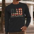 Dad Protector Hero Legend USA Flag Dad Father's Day Men Long Sleeve T-Shirt Dad Protector Hero Legend USA Flag Dad Father's Day Men Long Sleeve T-Shirt